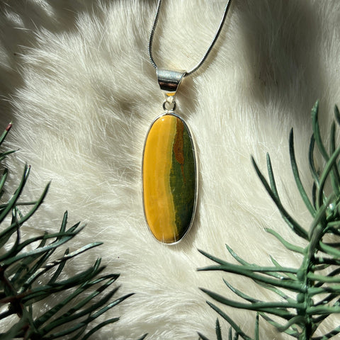 Ravenstone Ocean Jasper Necklace "Jenny"