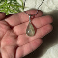 Ravenstone Prehnite Necklace "Celeste"