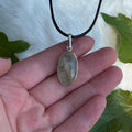 Ravenstone Prehnite Necklace "Frank"