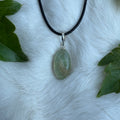 Ravenstone Prehnite Necklace "Frank"