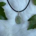 Ravenstone Prehnite Necklace "Lydia"