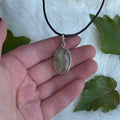 Ravenstone Prehnite Necklace "Maggie"