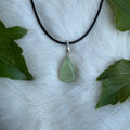 Ravenstone Prehnite Necklace "Rebecca"
