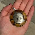 Ravenstone Pyritized Ammonite Necklace "Amanda"