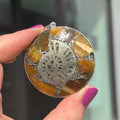 Ravenstone Pyritized Ammonite Necklace "Carly"