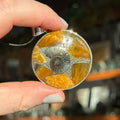 Ravenstone Pyritized Ammonite | Septarian Necklace "Carissa"
