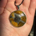 Ravenstone Pyritized Ammonite | Septarian Necklace "Carissa"