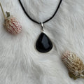 Ravenstone Rainbow Obsidian Necklace "Elliot"