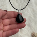 Ravenstone Rainbow Obsidian Necklace "Elliot"