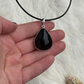 Ravenstone Rainbow Obsidian Necklace "Pam"