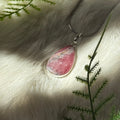 Ravenstone Rhodochrosite Necklace "Brooklyn"