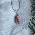 Ravenstone Rhodochrosite Necklace "Elsie"