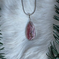 Ravenstone Rhodochrosite Necklace "Elsie"