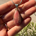 Ravenstone Rhodochrosite Necklace "Isabel"