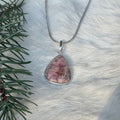 Ravenstone Rhodochrosite Necklace "Miriam"