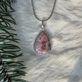 Ravenstone Rhodochrosite Necklace "Miriam"
