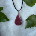 Ravenstone Rhodonite Necklace "Susanne"