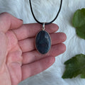 Ravenstone Ruby Kyanite Necklace "Beatrice"