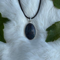 Ravenstone Ruby Kyanite Necklace "Beatrice"