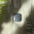Ravenstone Ruby Kyanite Necklace "Letitia"