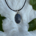 Ravenstone Ruby Kyanite Necklace "Mindy"