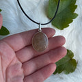 Ravenstone Rutilated Quartz Necklace "Brooke"
