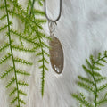 Ravenstone Rutilated Quartz Necklace "Fay"