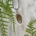 Ravenstone Rutilated Quartz Necklace "Macy"