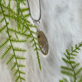 Ravenstone Rutilated Quartz Necklace "Misty"