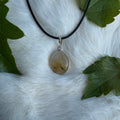 Ravenstone Rutilated Quartz Necklace "Phyllis"