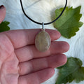 Ravenstone Rutilated Quartz Necklace "Teresa"
