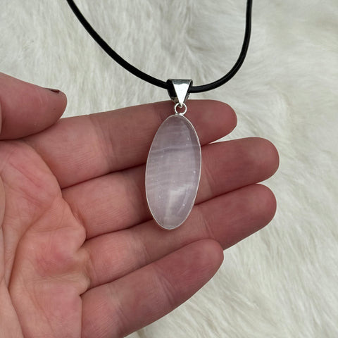Ravenstone Selenite Necklace "Cal"