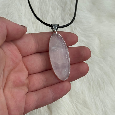 Ravenstone Selenite Necklace "John"
