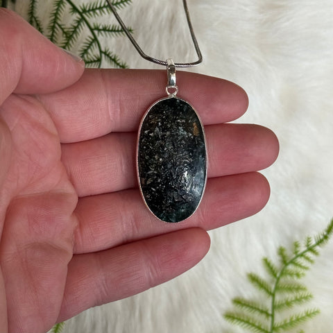 Ravenstone Seraphinite Necklace "Claire"