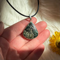 Ravenstone Seraphinite Necklace "Judith"
