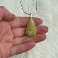 Ravenstone Serpentine Necklace "Drake"
