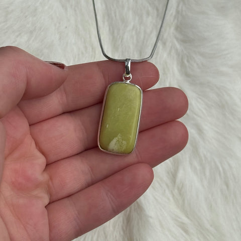 Ravenstone Serpentine Necklace "Josh"