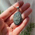 Ravenstone Silver Obsidian Necklace "Archer"
