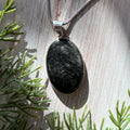 Ravenstone Silver Obsidian Necklace "Archer"