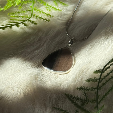 Ravenstone Smoky Quartz Necklace "Jocelyn"