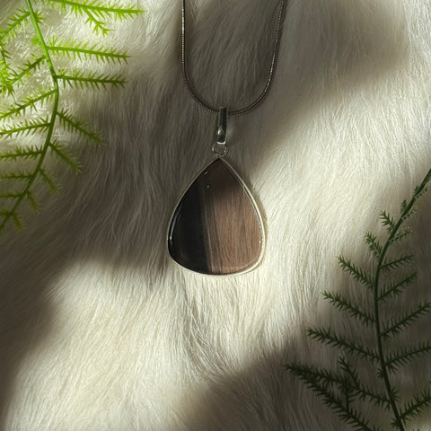 Ravenstone Smoky Quartz Necklace "Jocelyn"