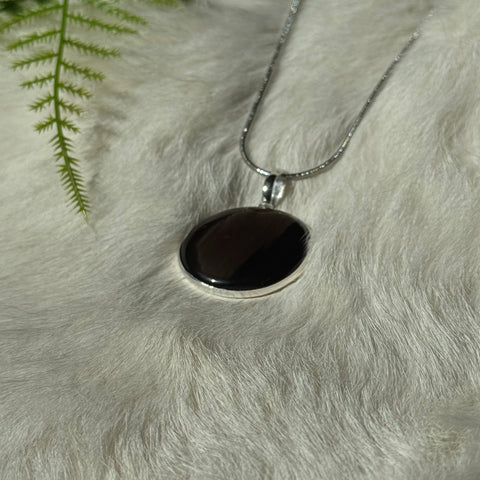 Ravenstone Smoky Quartz Necklace "Mallory"