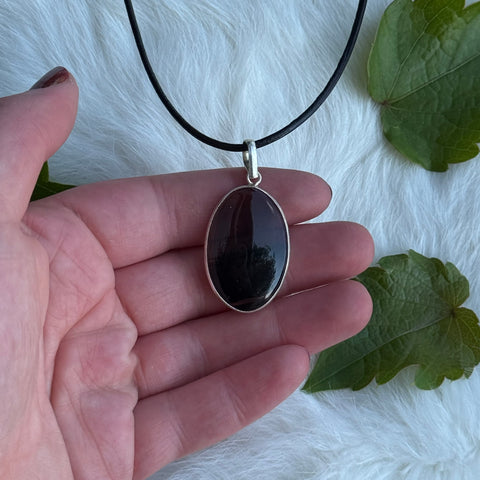 Ravenstone Smoky Quartz Necklace "May"