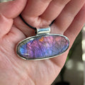 Ravenstone Sunset Labradorite Necklace "Monica"
