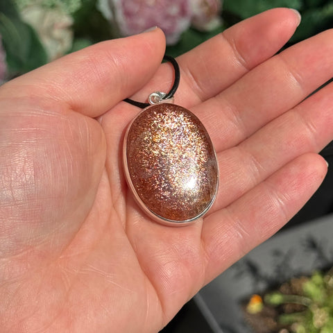 Ravenstone Sunstone Necklace "Jeannine"