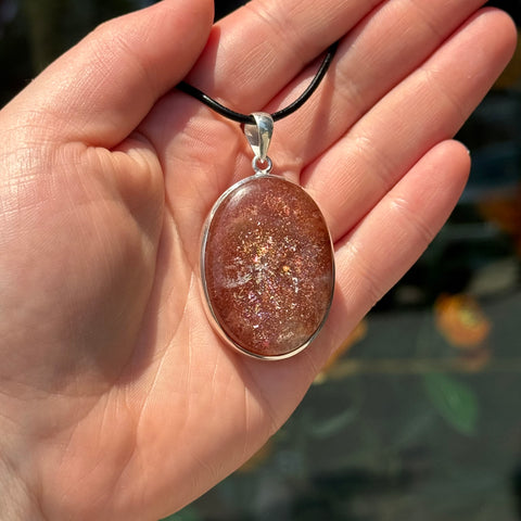 Ravenstone Sunstone Necklace "Jeannine"