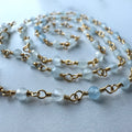 Ravenstone The Aquamarine Bead Necklace