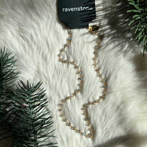 Ravenstone The Faceted Labradorite Necklace