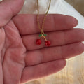 Ravenstone The Gold Cherry Necklace