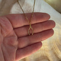 Ravenstone The Gold Wishbone Necklace